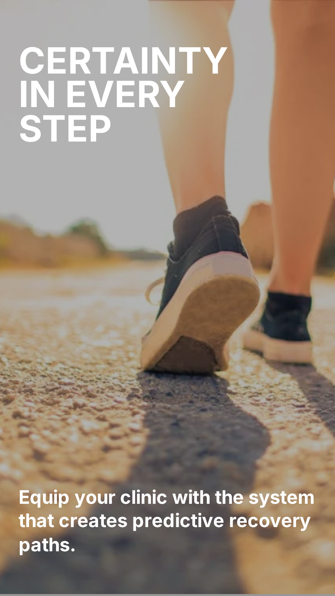 Certainty in every step - TropX predictive recovery system